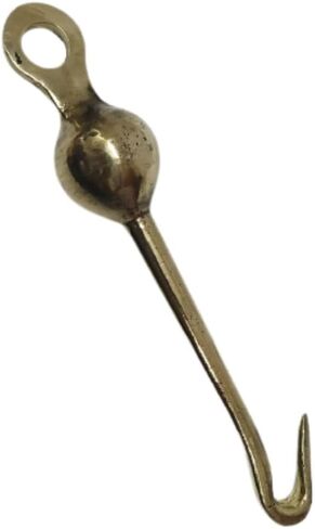 مصفق جرس نحاسي - صوت رائع - معبد/كنيسة/ديني/تقليدي/مدرسة/كلية - نحاس: الطول: 11 بوصة (520) in Kuwait