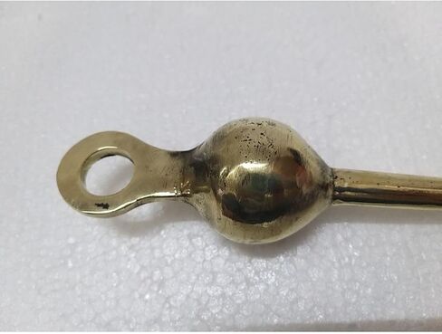 مصفق جرس نحاسي - صوت رائع - معبد/كنيسة/ديني/تقليدي/مدرسة/كلية - نحاس: الطول: 11 بوصة (520) in Kuwait