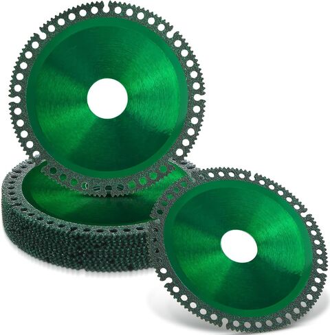 Nezyo 15 Pack 4 Inch Indestructible Disc for Grinder Bulk Cutting Disc 2.2 for Angle Grinder 7/8" (Model 125), Cut Everything in Seconds, for Smooth Cutting, Chamfering, Grinding of All Materials in Saudi Arabia
