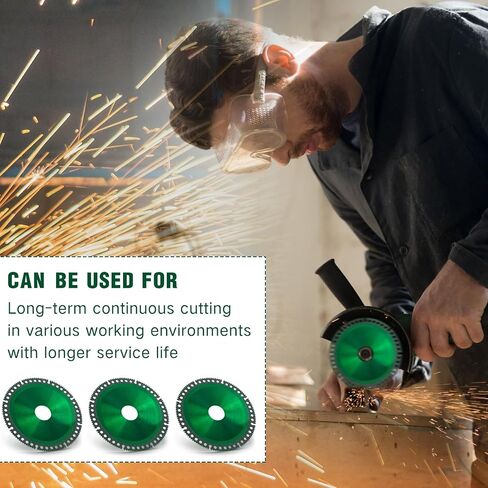 Nezyo 15 Pack 4 Inch Indestructible Disc for Grinder Bulk Cutting Disc 2.2 for Angle Grinder 7/8" (Model 125), Cut Everything in Seconds, for Smooth Cutting, Chamfering, Grinding of All Materials in Saudi Arabia