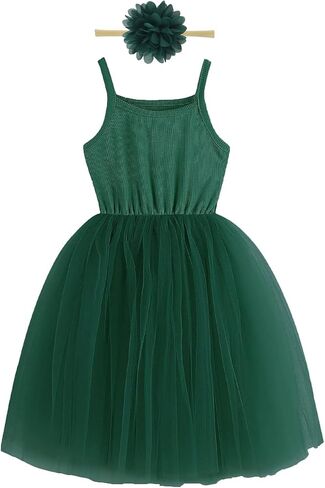 Baby Toddler Girl Tulle Tutu Dress Easter Flower Girl Photoshoot Birthday Party Princess Dress in Saudi Arabia