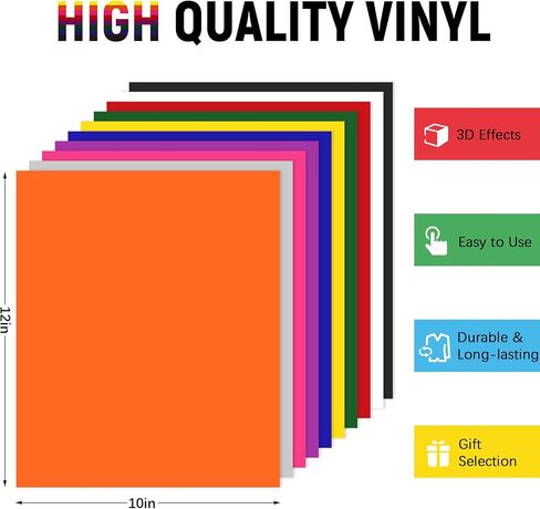 Lzerking Puff Vinyl Heat Transfer, 10in x 6ft 3D Black Puff HTV Vinyl for Bags, T-Shirts, Gift Compatible with Siser, Cricut Cutting Machines in Saudi Arabia