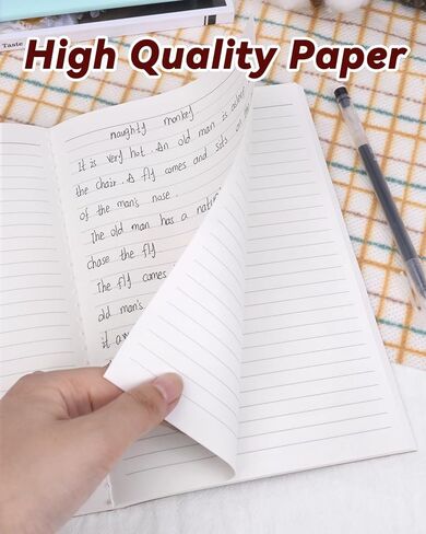 Gwybkq A5 Lined Kraft Composition Notebooks Bulk 16 Pcs(5.5x8.3) College Ruled with Rainbow Spine,Journal Notebook for School, Office, or Business Use, 120 Pages/60 Sheets in Kuwait