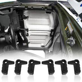 Hooke Road JL/JT Freedom Panel Lever Set Switch Handles for 2018-2026 Jeep Wrangler JL JLU & Gladiator JT Hardtop, Replacement Accessories Hard Top Lever Latch Locks, 6 PCS in Kuwait