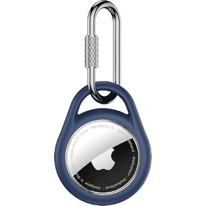 4 Pack Silicone IPX8 Waterproof Case for Airtag with Keychain, Protective Cover for Apple Air tag Key Finder Tracker, Pet Dog Itag Collar Necklace, Airtag Holder Key Ring Accessories丨Citymore in Kuwait