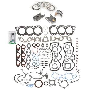 Evergreen SA-5494199158-5 Full Gasket Set Bearings Rings Compatible With/For 96-04 Infiniti Nissan Mercury 3.3L SOHC VG33E in Saudi Arabia