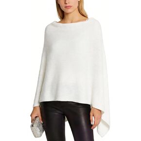 Wool Blend Poncho Sweaters for Women Lightweight Soft Pashmina Capelet Versatile Knit Pullover Asymmetrical Top 2026 in Kuwait