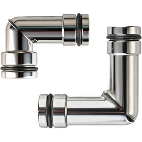 47065HP Aluminum Heater Hose Fittings Connectors Compatible with Buick Lacrosse Lesabre Lucerne Regal Chevrolet Impala Camaro Oldsmobile Pontiac Grand Prix, Coolant Elbows 3800# 12565082 24503423 in Kuwait