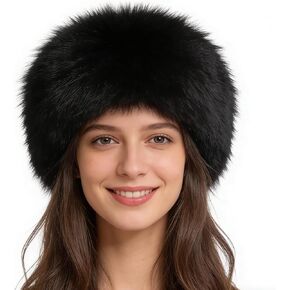 قبعات شتوية غامضة من الفرو الصناعي من غزني للنساء، قبعات دلو سوداء دافئة من الفرو للرجال والنساء، قبعة شتوية ناعمة ومريحة in Kuwait