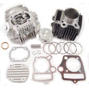 مجموعة أسطوانة المحرك والرأس مقاس 52.4 مم متوافقة مع 1P52FMH 110cc Roketa Taotao SSR Jonway ATV Quad Go Kart الدراجة الترابية in Kuwait