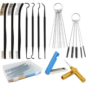 Carburetor Cleaning Kit, Density Nylon Torch Tip cleaner Set, 12PCS Carb Cleaning Kit with Storage, for Motorcycle Jet ATV Lawnmower Chainsaw Welder in Kuwait