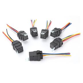 Waterproof Relay 7 Pieces 12V4 Feet 5 24V Truck Car Air Conditioning Headlight Horn Universal(7piecesof12v-4pins) in Kuwait