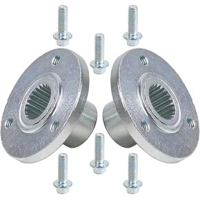 Pair 3 Stud 23T Spline Wheel Rear Axle Hubs, 50mm Spacing for ATV Quad Buggy Go Kart Drift Trike Cart DIY Parts 5 inch Wheels Tires in Saudi Arabia
