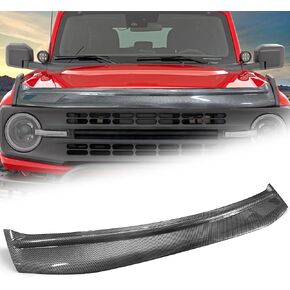 واقي غطاء محرك السيارة متوافق مع Bronco 4-Door & 2-Door 2026 2025 2023 2022 2021 غطاء محرك السيارة درع عاكس الحشرات الملحقات الخارجية باللون الأسود اللامع (ليس لرياضة برونكو) in Kuwait