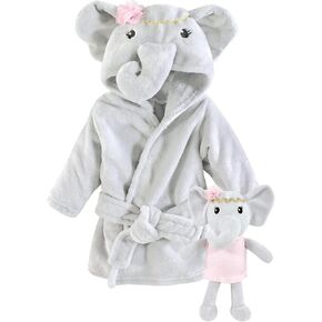 مجموعة ألعاب وروب استحمام من القطيفة للفتيات الصغيرات من ليتل تريجر in Kuwait