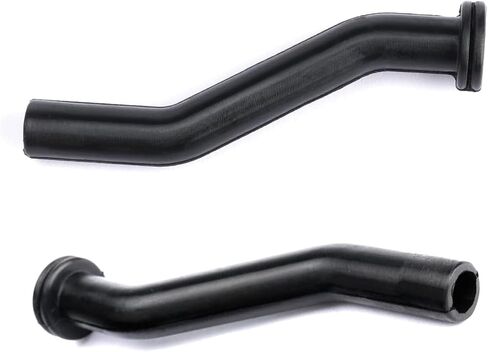 خرطوم مكنسة مطاطي 596163 متوافق مع Brigs and Straton، أجزاء محرك John Dere Lawnmower، 797408، 593998، أسود 2 قطعة in Kuwait
