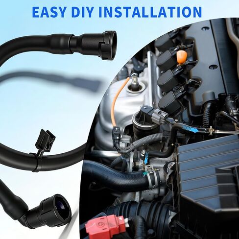 استبدال أنبوب فراغ بخار الوقود 5L3Z-9D289-A لسيارة Ford F150 Expedition لمحرك Lincoln Navigator Mark-LT 5.4L 2005 2006 2007 2008 متوافق مع خط تطهير بخار الوقود in Kuwait