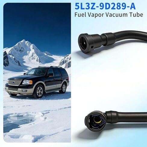 استبدال أنبوب فراغ بخار الوقود 5L3Z-9D289-A لسيارة Ford F150 Expedition لمحرك Lincoln Navigator Mark-LT 5.4L 2005 2006 2007 2008 متوافق مع خط تطهير بخار الوقود in Kuwait