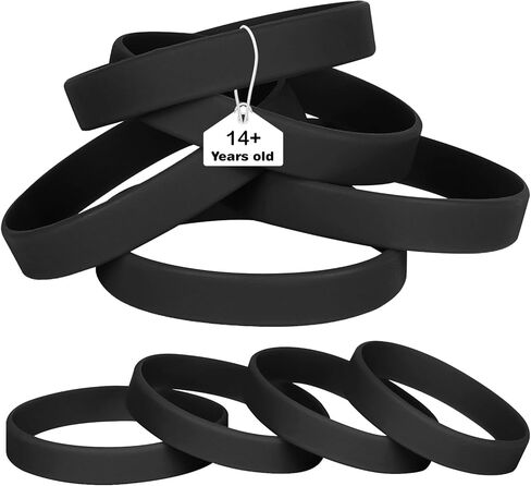 Silicone Elastic Wristbands Blank Rubber Wrist bands Bracelets Sports Bulk for men women in Kuwait