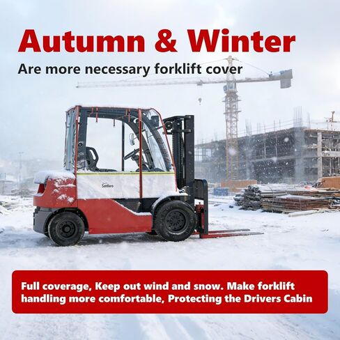 غطاء رافعة شوكية، يستخدم في جميع الأحوال الجوية، متعدد الوظائف، بدون تفكيك، مقاوم للماء، مقاوم للغبار، حماية من الرياح والثلوج، مادة أكسفورد صديقة للبيئة من أسيتات إيثيلين-فاينيل و600 دي - يعمل على مدار العام! حتى 6000 رطل in Kuwait