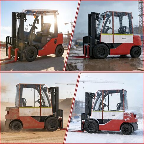 غطاء رافعة شوكية، يستخدم في جميع الأحوال الجوية، متعدد الوظائف، بدون تفكيك، مقاوم للماء، مقاوم للغبار، حماية من الرياح والثلوج، مادة أكسفورد صديقة للبيئة من أسيتات إيثيلين-فاينيل و600 دي - يعمل على مدار العام! حتى 6000 رطل in Kuwait