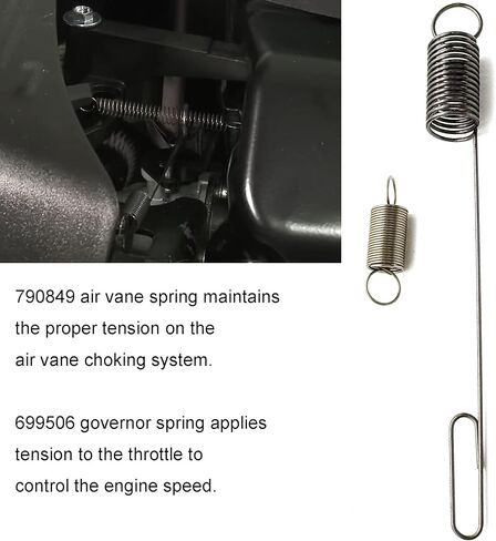 790849 699056 Air Vane Spring Governor Spring Replacement kit Compatible with Briggs & Stratton Engines Cub Cadet MTD Toro Craftsman Troy Bilt Lawn Mowers(2pack) in Saudi Arabia