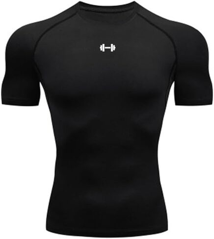 Men's Quick-Dry Workout T-Shirt, Short Sleeve Sports Top, Lightweight Athletic Gym Shirt, for Training, Running, Fitness in Saudi Arabia