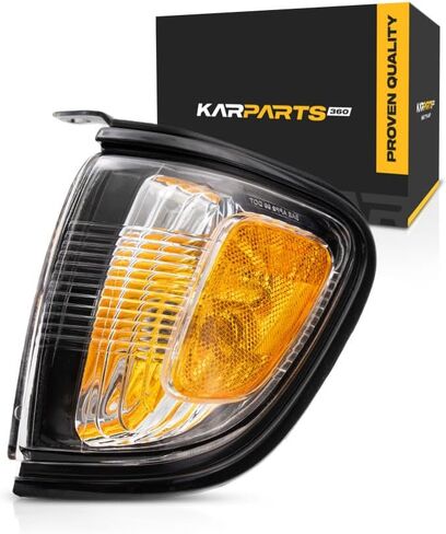 For Toyota Tacoma 2001 2002 2003 2004 Parking/Side Marker Light Assembly Driver and Passenger Side | Pair Black(209) TO2520163 TO2521163 in Kuwait