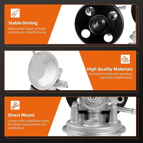 904-862 Vacuum Pump with Pulley Compatible with 1995-2019 Isuzu NPR HD Gas V8 L96 LQ4 L31 L05 Crew CAB 97241035 in Saudi Arabia