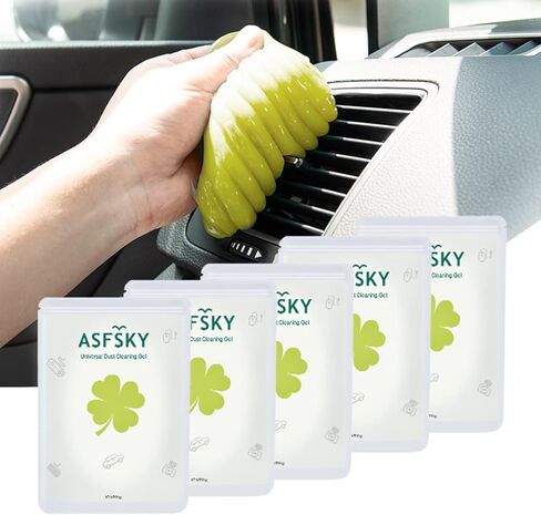 جل تنظيف السيارة المعجون من ASFSKY لتفصيل السيارة، منظف الوحل، تنظيف الغبار، جل التنظيف العالمي للفتحات، لوحة القيادة، معجون تنظيف السيارة، 3 عبوات in Saudi Arabia