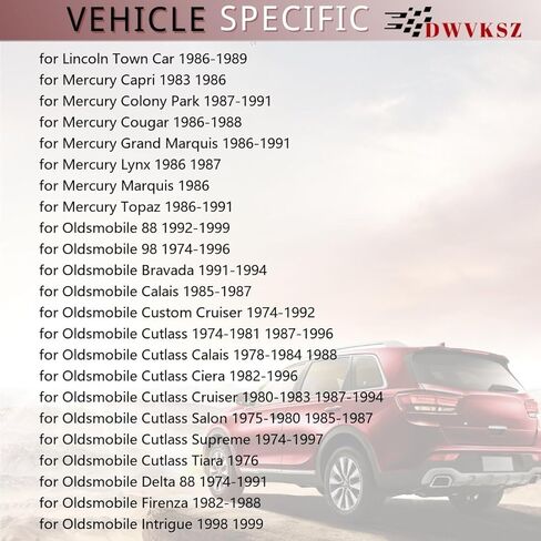 غطاء المبرد يحل محل #MB007299, 5352954 لـ Oldsmobile Delta 88 3.8L 1977 1978 1979 1980 1981 1982 1983 1984 1985 1986 1987 1988 1989 1990 1991, (1x) in Kuwait