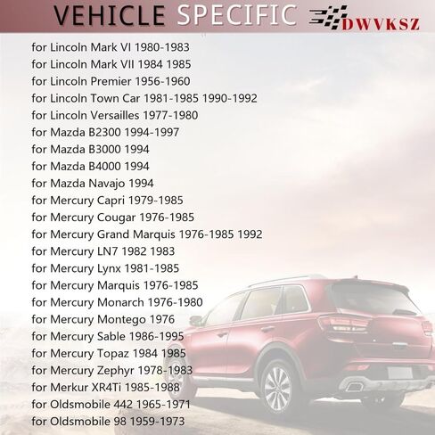 غطاء المبرد يحل محل # 70330RD، 7031462 لسيارة ميركوري جراند ماركيز 5.8L 1978 1979 1980 1981، لسيارة Oldsmobile Cutlass Supreme 7.5L 1971 1972 1973، (1x) in Kuwait