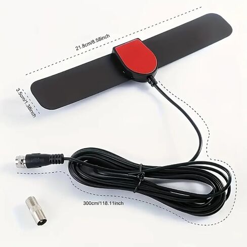 XIANGLYO 4K TV Antenna Amplified HD Digital Indoor TV Antenna 180 Miles Long Range Compatible 1080p Fire tv Stick & All Older TVs with Amplifier Signal Booster for Free Channels -10 ft Coax HDTV Cable in Saudi Arabia
