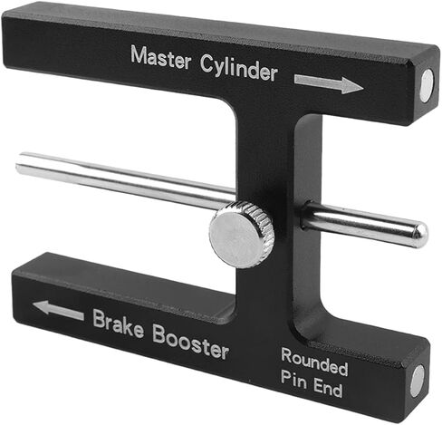 Brake Booster Adjustment Tool,Magnetic Brakes Booster with Master Cylinder to Adjust Braking Distance,Aluminum Push Rod Brake Adjustment Tool for Brakes System Maintenance in Saudi Arabia