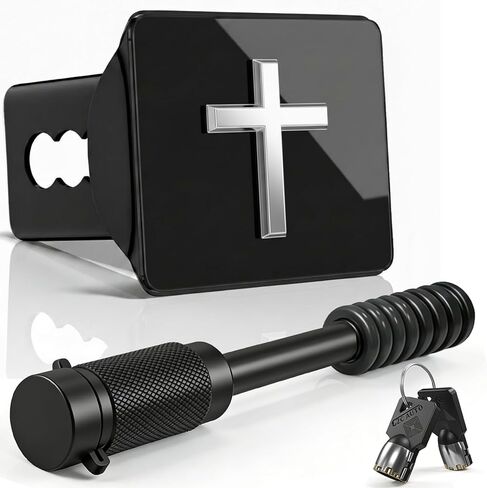 Tri-Color Hitch Cover for 2 Inch Receivers with 5/8-Inch Pin Diameter Anti-Theft Hitch Lock,TRD Hitch Cover Compatible with Tacoma 4Runner Tundra Sequoia Rav4 Highlander,High-Performance Recognition in Saudi Arabia