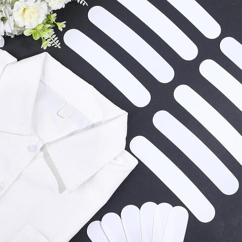 White Tab Collar Sweat Pad Collar Protector Invisible Collars Neck Liner Pad Grime Side Lining Stand in Saudi Arabia