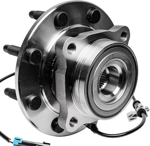 MotorbyMotor 515058 محمل العجلة الأمامية ومجموعة المحور 4WD مع 8 عروات ABS يناسب Chevy Silverado 1500 2500 3500 Avalanche Suburban 2500، GMC Sierra 1500 2500 3500 Yukon XL، Hummer H2 in Kuwait