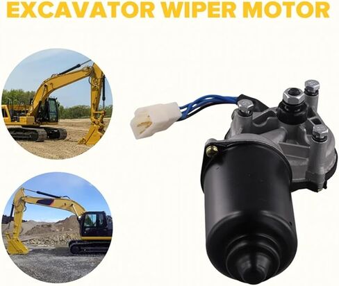 Wiper Motor Windscreen Wipers Motor Compatible For Caterpillar CAT CAT320C Excavator Parts Excavator Windscreen Wipers Motor-A6 in Saudi Arabia
