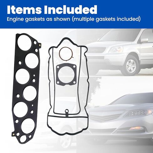 ASTROSYNC Fuel Injection Plenum Engine Gasket Set Fit for Acura Honda 2005-2017 Replace MS19700 037-4889 in Saudi Arabia