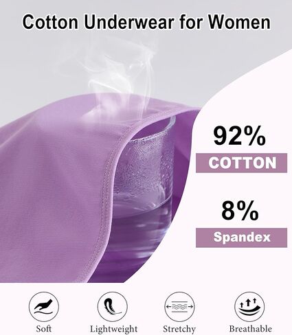 ANLIQI Women's Cotton String Bikini Panties with Lace High Cut Low Waist Underwear Stretch Breathable Ladies Hipster Panty in Saudi Arabia
