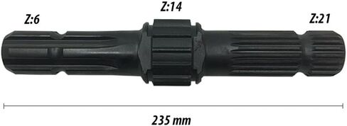 HOLDWELL PTO Output Shaft L173241 Compatible with John Deere Tractors 105M 6105R 6110M 6110R 6115M 6115R 6120M 6120R 6125M 6125R 6130M 6130R in Saudi Arabia