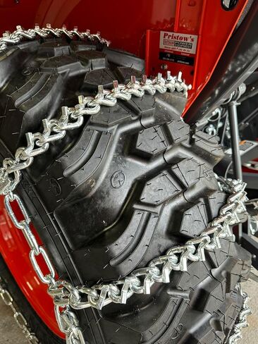 TireChain.com 12 16.5 12-16.5 V-BAR Ladder Tractor Tire Chains set of 2 in Saudi Arabia