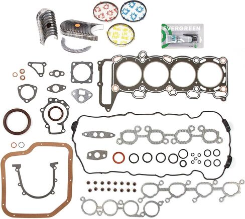 Evergreen SA-9761228162-3 مجموعة حشية كاملة حلقات محامل متوافقة مع/لـ 91-94 Nissan NX Sentra Infiniti 2.0 SR20DE in Saudi Arabia