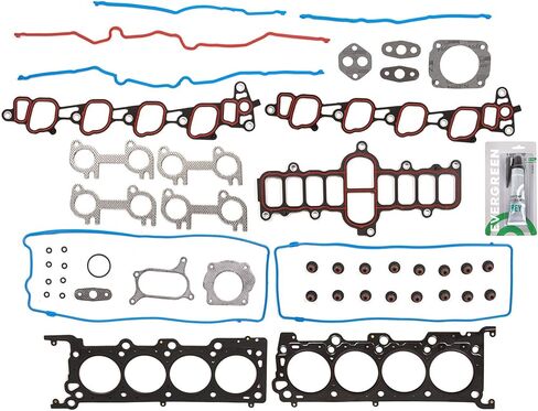 Evergreen SA-5494197789-6 Full Gasket Set Bearings Rings Compatible With/For 2001 Ford F150 E150 Expedition 4.6L SOHC in Kuwait