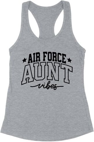 Air Force Aunt Tank Top Fitted Racerback Women's in Saudi Arabia