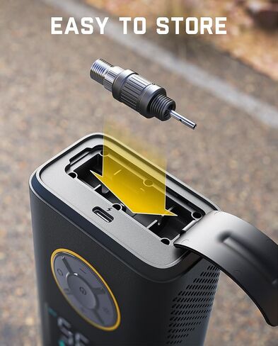 منفاخ الإطارات المحمول Fanttik X10 Pro للسيارة المدمجة، ضاغط هواء سريع النفخ 35 ثانية مع مقياس ضغط رقمي وبطارية قوية، مضخة هواء لاسلكية 150 رطل لكل بوصة للسيارات والدراجات النارية والدراجات والكرات in Kuwait