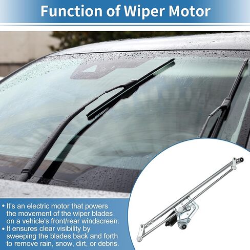 6L1Z17508BA Front Windshield Wiper Motor with Linkage Assembly for Ford Expedition 03-14 Sport for Utility for Lincoln Navigator 03-08 12 Pin Front Wiper Motor Transmission Linkage in Saudi Arabia