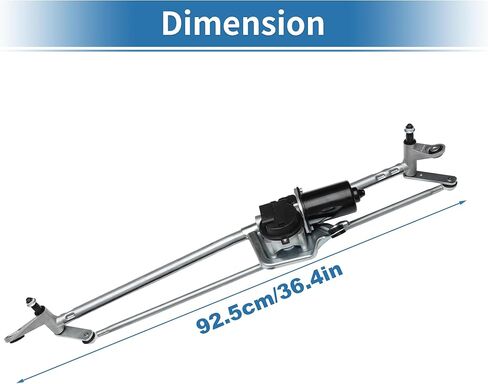 6L1Z17508BA Front Windshield Wiper Motor with Linkage Assembly for Ford Expedition 03-14 Sport for Utility for Lincoln Navigator 03-08 12 Pin Front Wiper Motor Transmission Linkage in Saudi Arabia