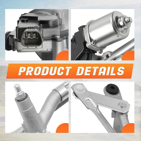 602-144AS محرك ممسحة الزجاج الأمامي ومجموعة الوصلات المتوافقة مع Jeep Compass 2007-2017# 602144AS, 05303827AF, 68003729AA in Saudi Arabia