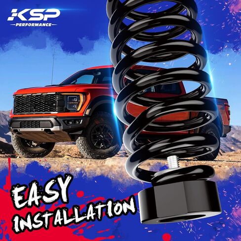 مجموعات رفع KSP 2 بوصة لـ F250 F350 1999-2022، فاصل رفع أمامي 2 بوصة مع موسعات مسمار 3/4 بوصة متوافقة مع F-250 F-350 Super Duty/2000-2005 Excursion، مجموعات التسوية الأمامية تعمل فقط على شاحنة 2wd in Kuwait